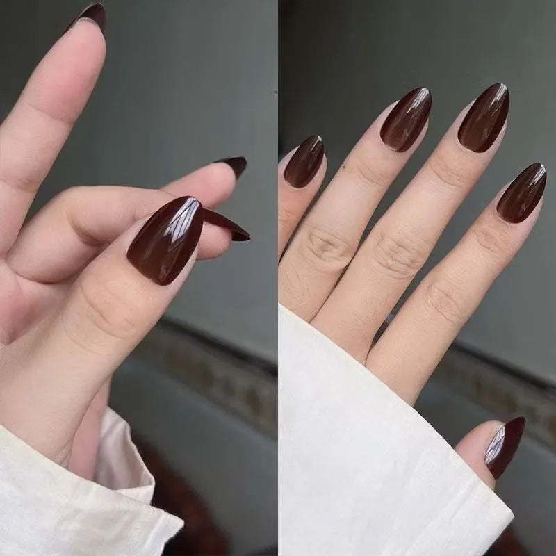 Brown Basic Nails